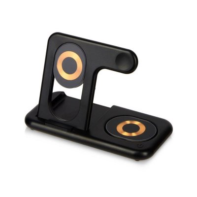 Беспроводная зарядная станция 3-в-1 MajestIQ, 15 Вт