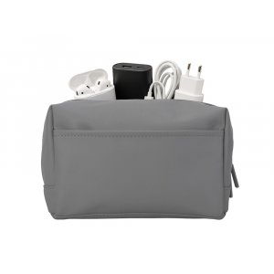 Органайзер для электроники и проводов из искусственной кожи Sofit, серый Органайзер для электроники и проводов из искусственной кожи Sofit, серый