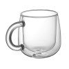 Кружка с двойными стенками с широкой ручкой Fog, прозрачный