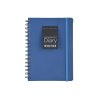 Ежедневник недатированный на гребне А5 Pragmatic, синий