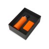 Подарочный набор с бутылкой для воды и повербанком С1, 5000 mAh, оранжевый Подарочный набор с бутылкой для воды и повербанком С1, 5000 mAh, оранжевый