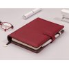 Ежедневник недатированный В5 Toscana, бордовый