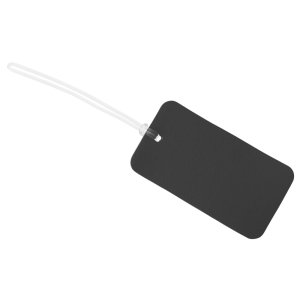 Багажная бирка Favor на силиконовой петле, черный