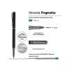 Ручка металлическая шариковая Venezia Pragmatico софт-тач,черный