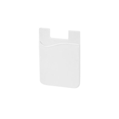 Картхолдер с креплением на телефон Gummy, белый