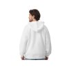 Толстовка оверсайз с капюшоном на молнии Monaco, белый