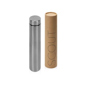 Термос Scout, тубус, серебристый Термос Scout, тубус, серебристый