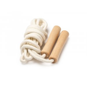 Скакалка REGINA из хлопка, бежевый Скакалка REGINA из хлопка, бежевый