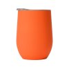 Термокружка Vacuum mug C1, soft touch, 370мл, оранжевый