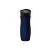 Вакуумная термокружка с кнопкой Streamline, Waterline, soft-touch, темно-синий