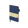 Блокнот А5 Boston, синий с серым срезом Блокнот А5 Boston, синий с серым срезом