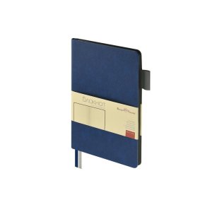 Блокнот А5 Boston, синий с серым срезом Блокнот А5 Boston, синий с серым срезом