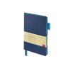 Блокнот А5 Boston, синий с голубым срезом