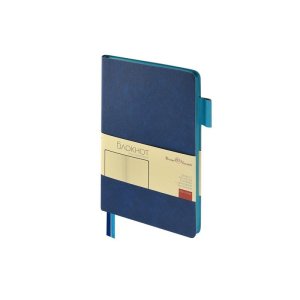 Блокнот А5 Boston, синий с голубым срезом Блокнот А5 Boston, синий с голубым срезом