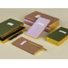 Еженедельник недатированный А6 Verde с нашивкой, зеленый