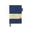 Блокнот А5 Boston, синий с серым срезом