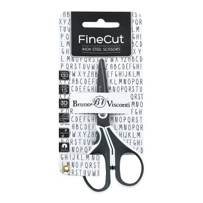 НОЖНИЦЫ  С ТЕФЛОНОВЫМ ПОКРЫТИЕМ, "FINECUT" 13 см. (эргономичные ручки)