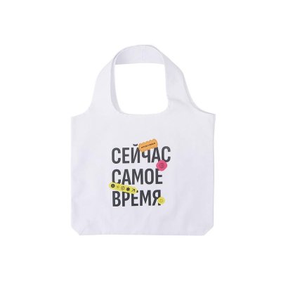 Сумка-шоппер Vest из хлопка 340 г/м2, белый (термотрансфер)