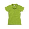 Рубашка поло First женская, зеленое яблоко