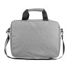 Сумка Брейв для документов и ноутбука 13,3, светло-серый/черный
