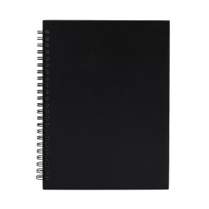 Блокнот на пружине VALLE, чёрный Блокнот на пружине VALLE, чёрный