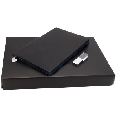 Подарочный набор ЗАМЕТЬ И ЗАПОМНИ, черный