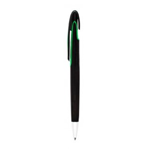 Ручка шариковая Black Fox (черная с зеленым)