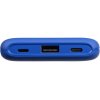 Внешний беспроводной аккумулятор с подсветкой лого Reserve X v.2, 8000 mAh, ярко-синий