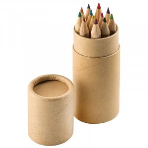 Набор цветных карандашей (12шт)"Игра цвета" в футляре