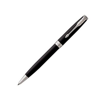 Ручка шариковая Parker «Sonnet Core Matte Black CT», черный матовый/серебристый