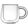 Кружка с двойными стенками с широкой ручкой Fog, прозрачный