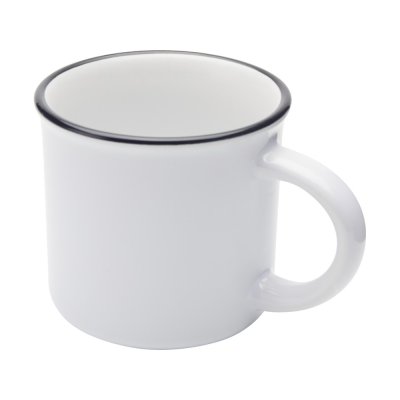 Bari керамическая кружка объемом 240 мл, белый