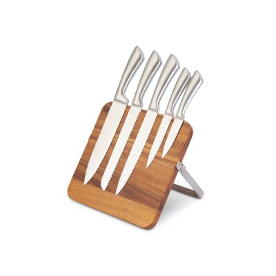 Набор ножей на магнитной подставке Терон