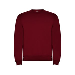Свитшот с начесом Clasica унисекс, гранатовый Свитшот с начесом Clasica унисекс, гранатовый