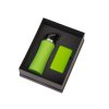 Подарочный набор с бутылкой для воды и повербанком С1, 5000 mAh, зеленое яблоко Подарочный набор с бутылкой для воды и повербанком С1, 5000 mAh, зеленое яблоко