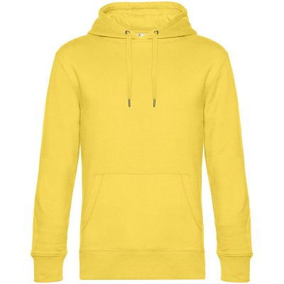 Толстовка с капюшоном унисекс King, желтая