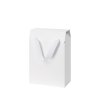 Подарочная коробка-пакет универсальная малая, белая