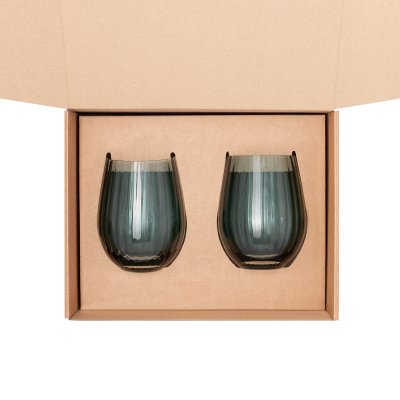 Подарочный набор 2 стакана для воды Capri