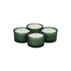 Набор ароматических свечей Sento, зеленый