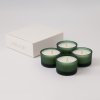 Набор ароматических свечей Sento, зеленый
