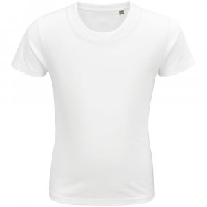 Футболка детская Pioneer Kids, белая Футболка детская Pioneer Kids, белая