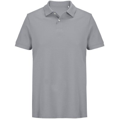Рубашка поло унисекс Pacific, серая
