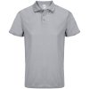 Рубашка поло унисекс Pitcher, серая Рубашка поло унисекс Pitcher, серая