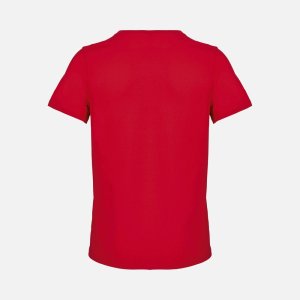 Футболка унисекс Regent с V-образным вырезом, красная