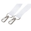 Ланъярд 2 см под сублимацию с 2-мя карабинами, серебристый