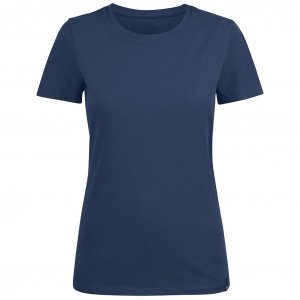 Футболка женская Ladies American U, синяя Футболка женская Ladies American U, синяя
