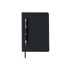 Бизнес-блокнот С3 софт-тач с магнитом, твердая обложка, 96 листов, черный
