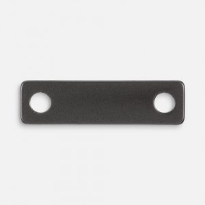 Шильдик металлический Alfa Liten, серый металлик