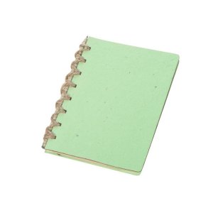 Живой блокнот с семенами цветов, А6, зеленое яблоко Живой блокнот с семенами цветов, А6, зеленое яблоко