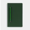Ежедневник Magnet Shall с ручкой, зеленый